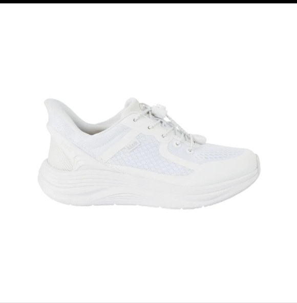 Kizik Shoes - Kizik Women’s London Lightweight Hands-Free Sneaker – White
